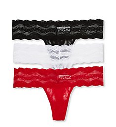 b.tempt'd by Wacoal Lace Kiss Thong - 3 Pack 970582