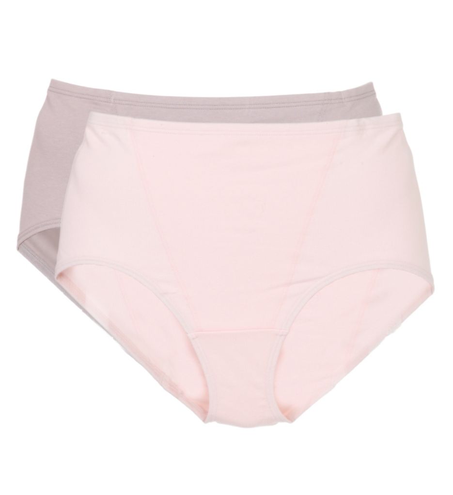 Bali One Smooth U Cotton Brief Panty - 2 Pack X864 Bali One Smooth U Cotton Brief Panty - 2 Pack X864