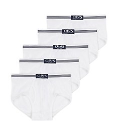 Chaps Essential Pouch Briefs With Fly - 5 Pack CUBFP5