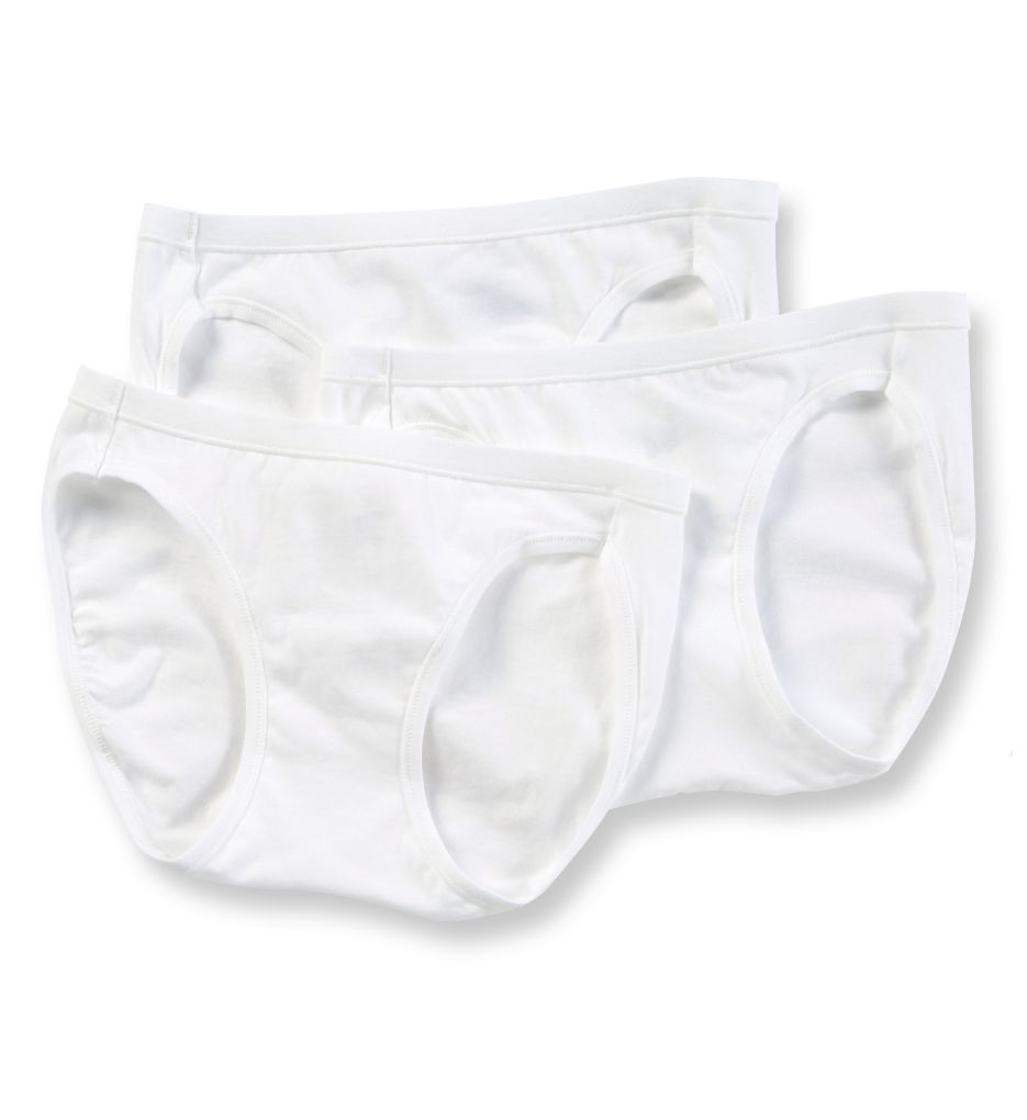 Hanes Cotton Stretch Waistband Bikini Panty - 3 Pack 42KSB3 Hanes Cotton Stretch Waistband Bikini Panty - 3 Pack 42KSB3