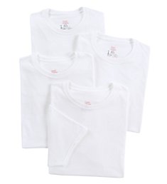 Hanes Tall Man Premium Cotton Crew Neck T-Shirt - 4 Pack 9856W4