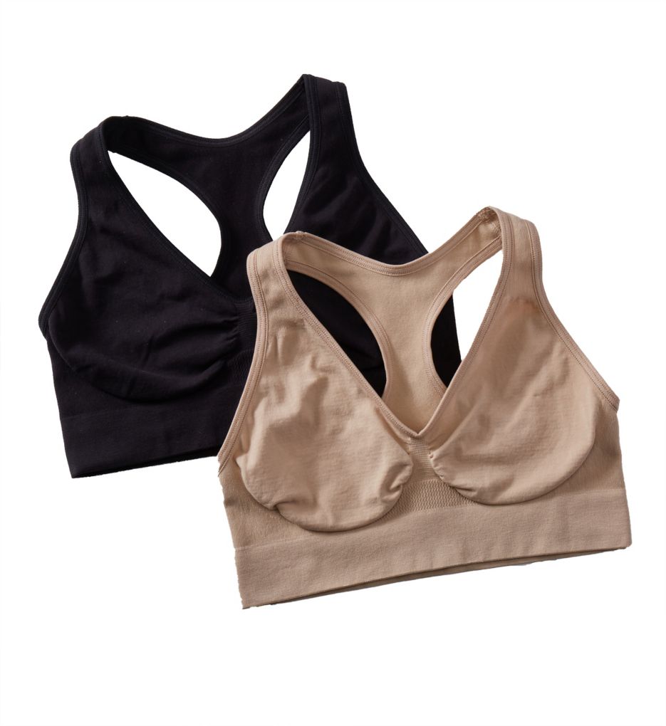 Hanes Comfy Support Live Love Comfort Bra - 2 Pack HUT1 Hanes Comfy Support Live Love Comfort Bra - 2 Pack HUT1