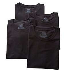Hanes Stretch Crew T-Shirts - 4 Pack U9T1B4