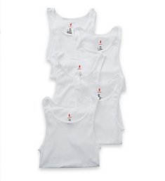 Hanes Ultimate Comfortblend A-Shirts - 5 Pack UBT3W5