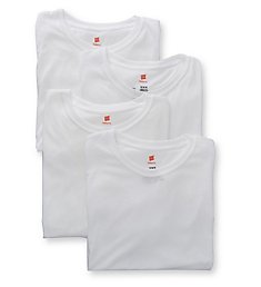 Hanes Platinum ComfortFit Crew Neck T-Shirts - 4 Pack YFT1W4
