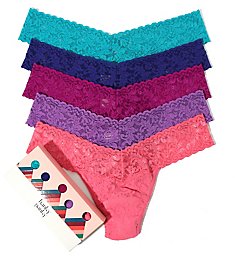 Hanky Panky Signature Lace Low Rise Thong Holiday 5 Pack 49LN5BX