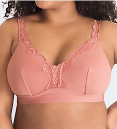 Leading Lady Wirefree Lace Trim Comfort Bralette 5072