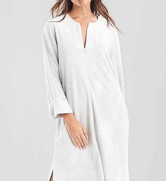 N by Natori Terry Lounge Long Zip Caftan XC0028 N by Natori Terry Lounge Long Zip Caftan XC0028