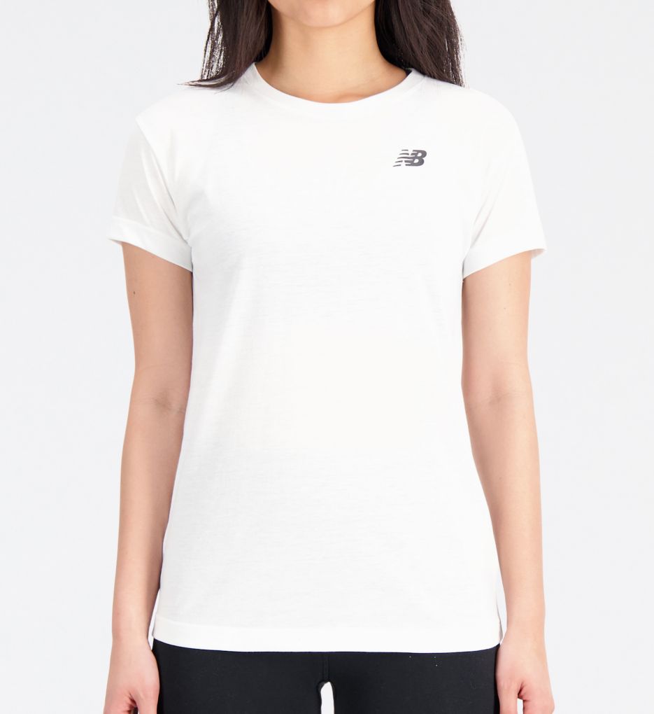 New Balance Relentless Ribbed Heather Tech Crew Neck Tee WT33190
