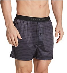 Perry Ellis Luxe Brushed Stripes Boxer Short UMPE077