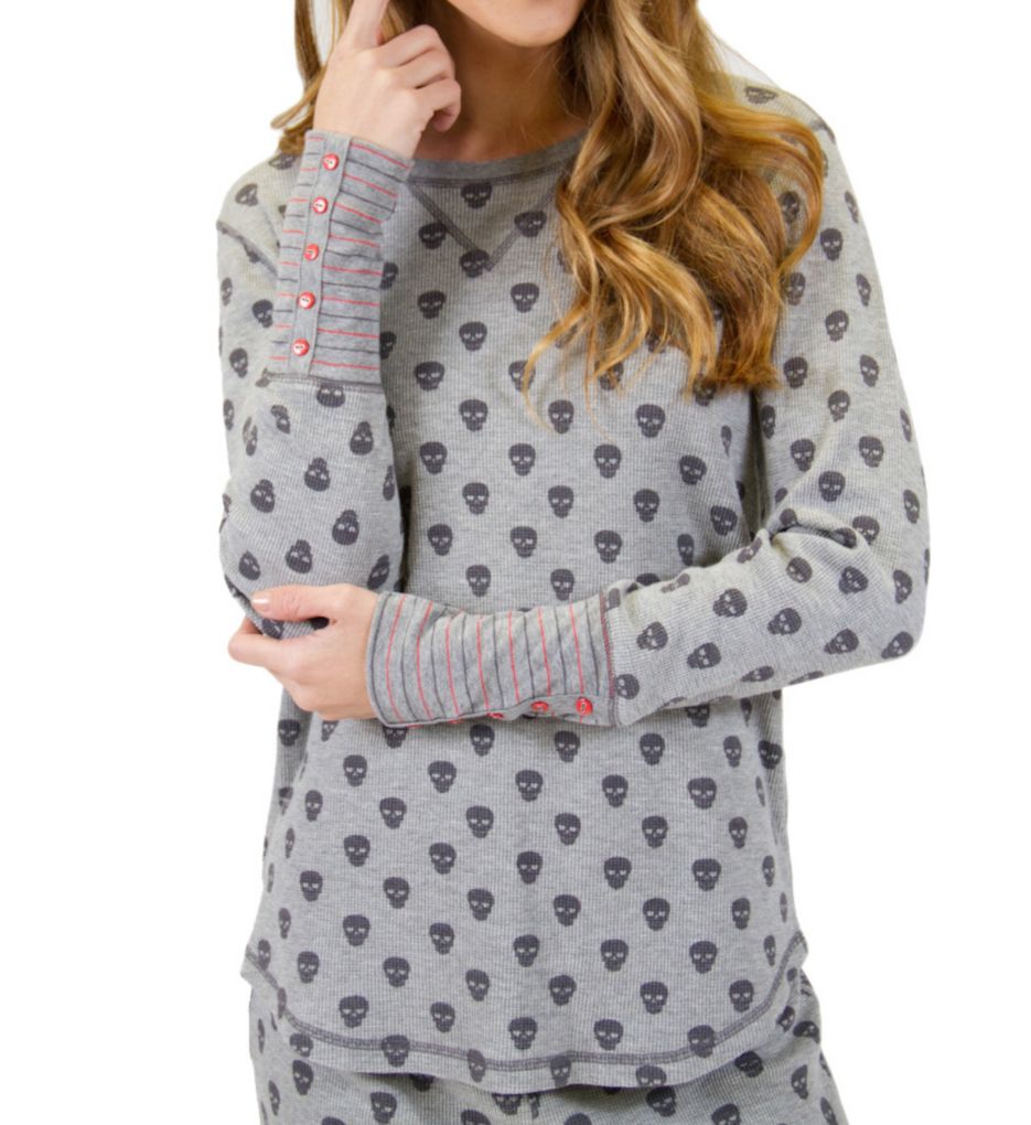 PJ Salvage Skull Canyon Thermal Long Sleeve Top RESCLS PJ Salvage Skull Canyon Thermal Long Sleeve Top RESCLS