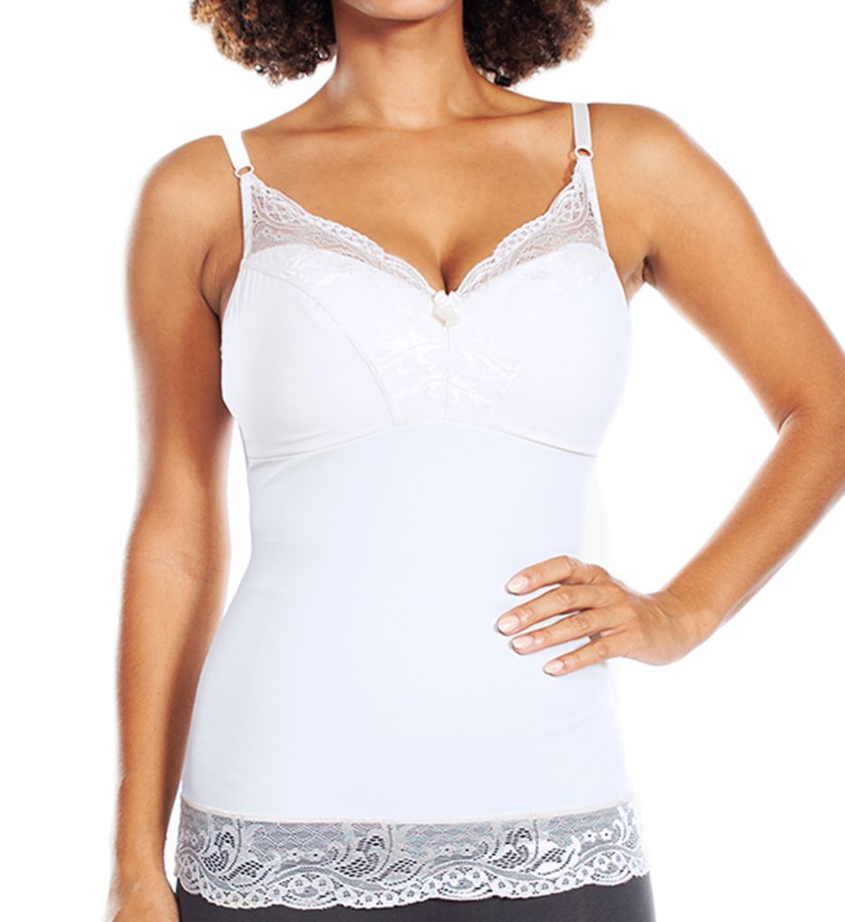 Rhonda Shear Pin Up Smoothing Tank with Built in Bra 6674 Rhonda Shear Pin Up Smoothing Tank with Built in Bra 6674