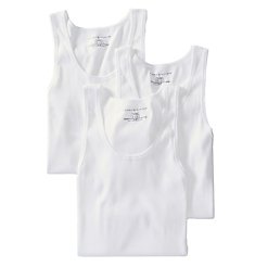 Tommy Hilfiger Basic 100% Cotton A-Shirt - 3 Pack 09TTK01