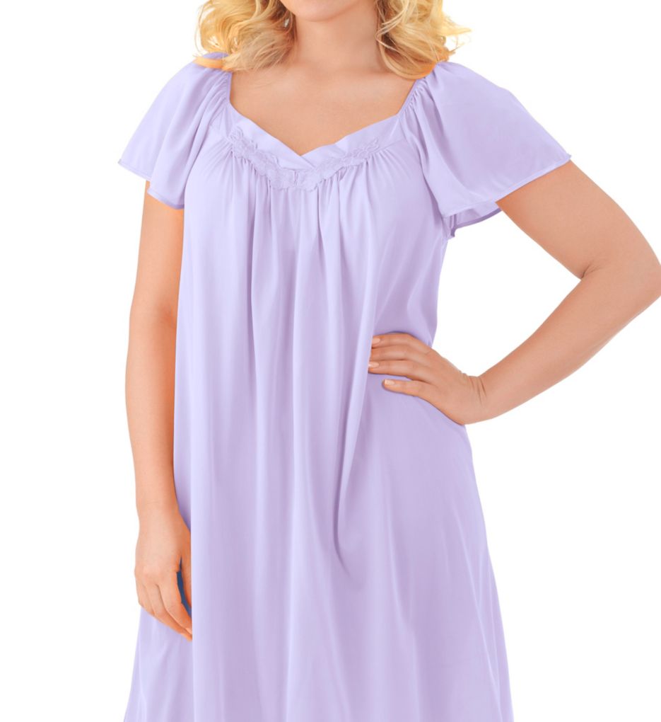 Vanity Fair Coloratura Flutter Sleeve Gown 30109 Vanity Fair Coloratura Flutter Sleeve Gown 30109